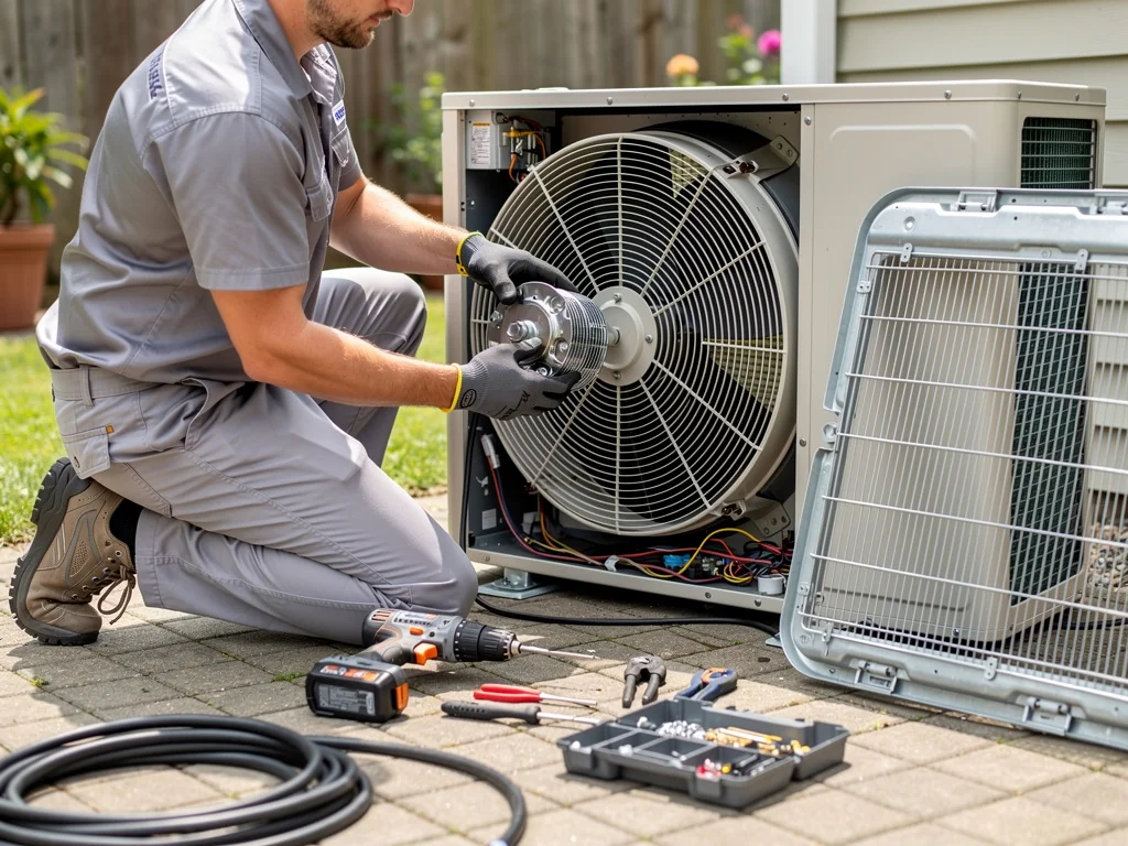 Remplacement du moteur de ventilateur sur un groupe extérieur de climatisation